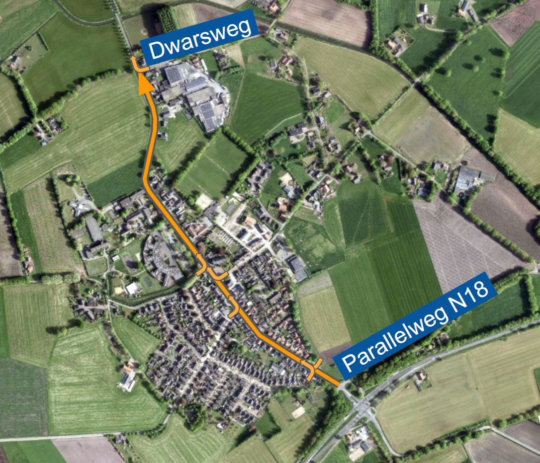 Proef eenrichtingsverkeer Kerkstraat groot verkeer
